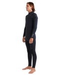 The Quiksilver Mens Everyday Sessions 5/4/3mm Chest Zip Wetsuit in Black