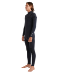 The Quiksilver Mens Everyday Sessions 5/4/3mm Chest Zip Wetsuit in Black
