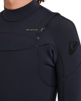 The Quiksilver Mens Everyday Sessions 5/4/3mm Chest Zip Wetsuit in Black
