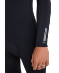 The Quiksilver Mens Everyday Sessions 5/4/3mm Chest Zip Wetsuit in Black