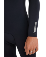 The Quiksilver Mens Everyday Sessions 5/4/3mm Chest Zip Wetsuit in Black