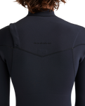 The Quiksilver Mens Everyday Sessions 5/4/3mm Chest Zip Wetsuit in Black