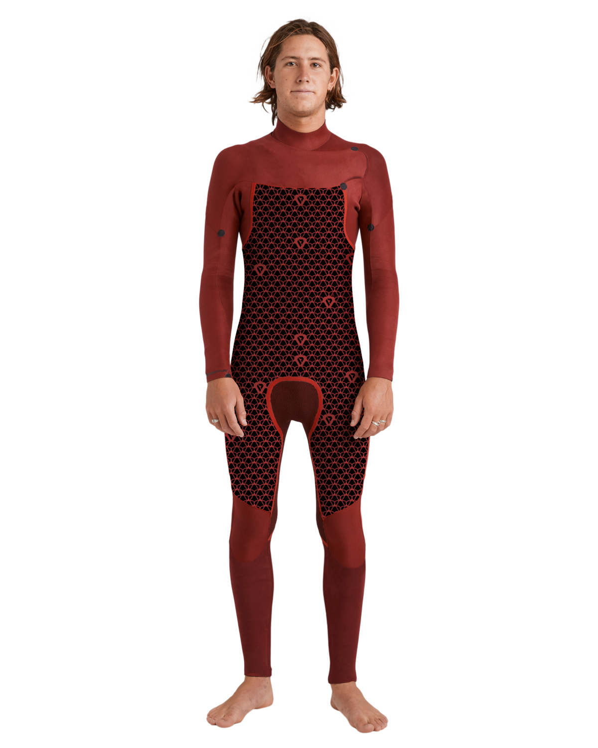 The Quiksilver Mens Everyday Sessions 5/4/3mm Chest Zip Wetsuit in Black