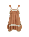 Poison Peach Dress in Rose