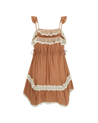 Poison Peach Dress in Rose