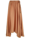 Poison Peach Maxi Skirt in Rose