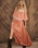 Poison Peach Maxi Skirt in Rose