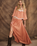 Poison Peach Maxi Skirt in Rose