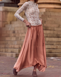 The Spell Womens Poison Peach Maxi Skirt in Rose