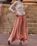 The Spell Womens Poison Peach Maxi Skirt in Rose