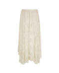 Labyrinth Lace Maxi Skirt in Cloud Cream