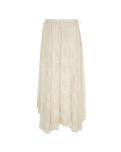 Labyrinth Lace Maxi Skirt in Cloud Cream