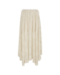 Labyrinth Lace Maxi Skirt in Cloud Cream