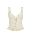 Glastonbury Lace Cami Top in Antique White