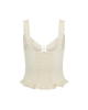 Glastonbury Lace Cami Top in Antique White