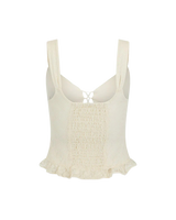 Glastonbury Lace Cami Top in Antique White