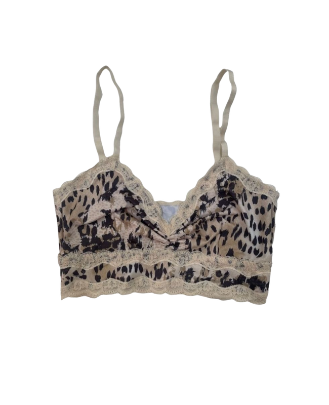 The Spell Womens Snow Leopard Bralette in Animal