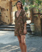 The Spell Womens Swan Lake Mini Dress in Sage