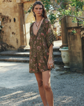 The Spell Womens Swan Lake Mini Dress in Sage