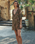 The Spell Womens Swan Lake Mini Dress in Sage