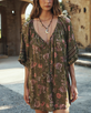 The Spell Womens Swan Lake Mini Dress in Sage