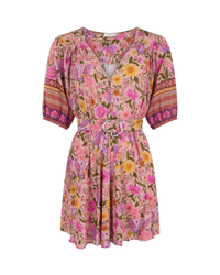 Swan Lake Mini Dress in Lilac Rose