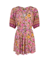Swan Lake Mini Dress in Lilac Rose