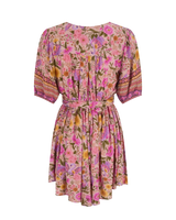 Swan Lake Mini Dress in Lilac Rose