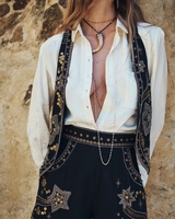 The Spell Womens Night Sky Waistcoat in Midnight