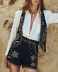 The Spell Womens Night Sky Waistcoat in Midnight