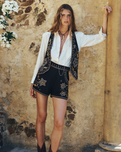 The Spell Womens Night Sky Waistcoat in Midnight