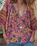 The Spell Womens Swan Lake Flutter Sleeve Shirt in Lilac Rose