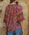 The Spell Womens Swan Lake Flutter Sleeve Shirt in Lilac Rose