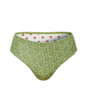 Le Soleil Hight Waist Bikini Bottoms in Jungle Roof