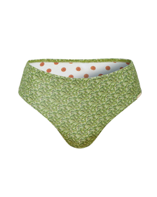 Le Soleil Hight Waist Bikini Bottoms in Jungle Roof