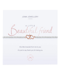 A Little Beautiful Friend Bracelet in Silver & Rose Gold