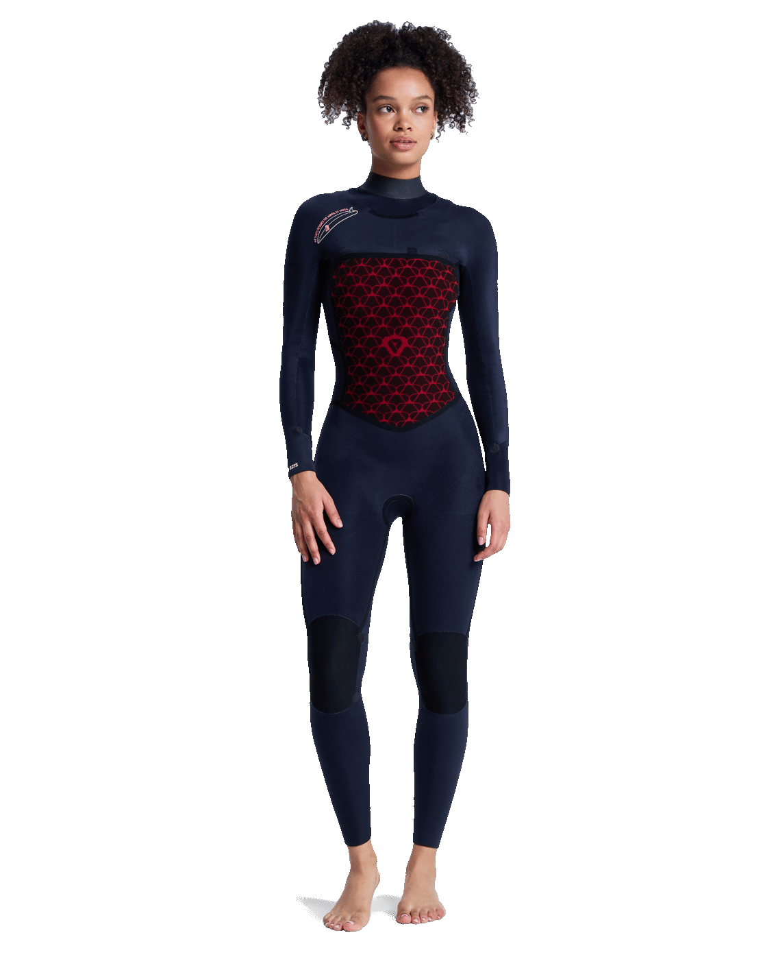Swell Natural 3/2mm Front Zip Wetsuit in Flower
