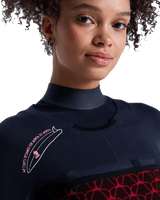 Swell Natural 3/2mm Front Zip Wetsuit in Flower