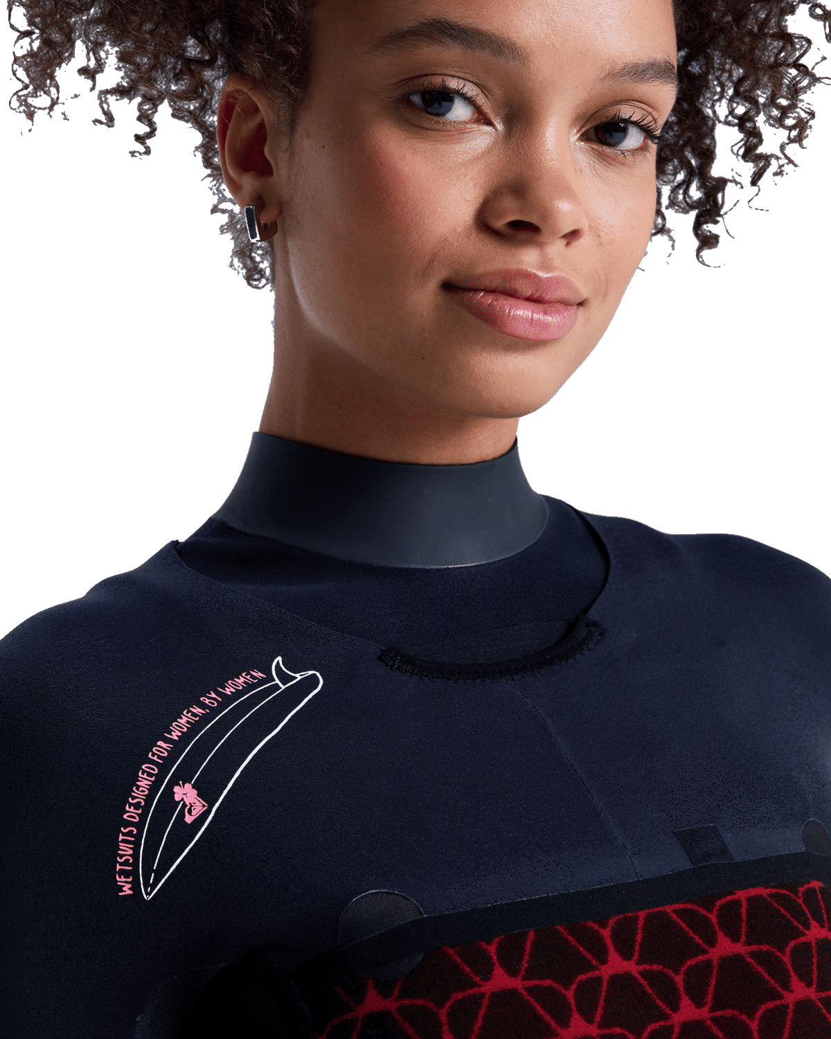 Swell Natural 3/2mm Front Zip Wetsuit in Flower