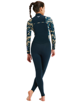 Swell Series Natural 5/4mm Chest Zip Wetsuit in Black Floral
