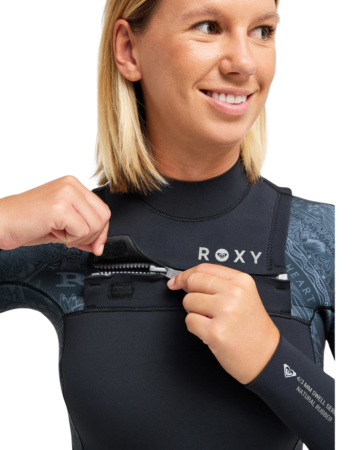 Swell Natural 5/4mm Chest Zip Wetsuit in Bandana