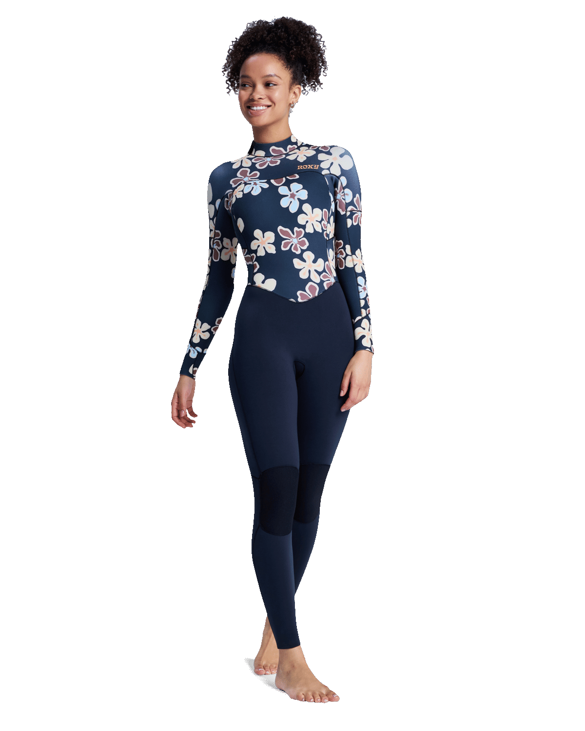 Swell Natural 3/2mm Back Zip Wetsuit in Flower
