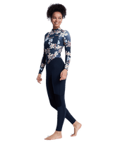 Swell Natural 3/2mm Back Zip Wetsuit in Flower