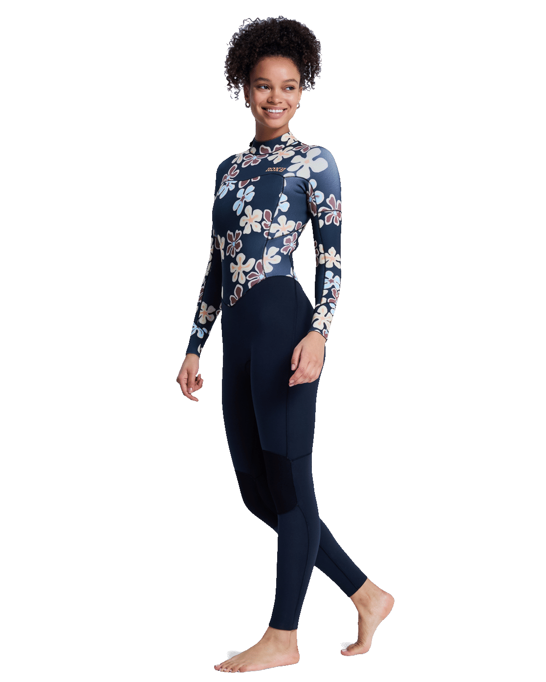 Swell Natural 3/2mm Back Zip Wetsuit in Flower