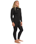 Prologue 4/3mm Back Zip Wetsuit in Black