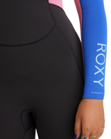 The Roxy Womens Prologue+ 5/4mm Back Zip Wetsuit in Cobalt