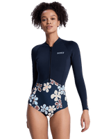 Swell Natural 1mm Front Zip Spring Suit in Flower