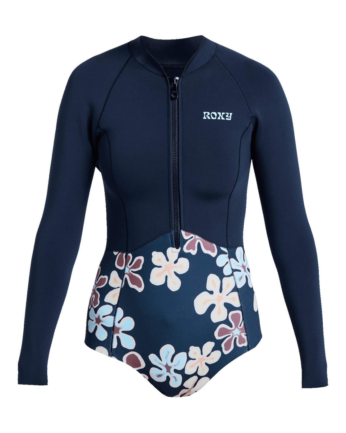 Swell Natural 1mm Front Zip Spring Suit in Flower