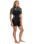Swell Natural 2mm Back Zip Shorty Spring Wetsuit in Black Floral