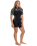 Swell Natural 2mm Back Zip Shorty Spring Wetsuit in Black Floral